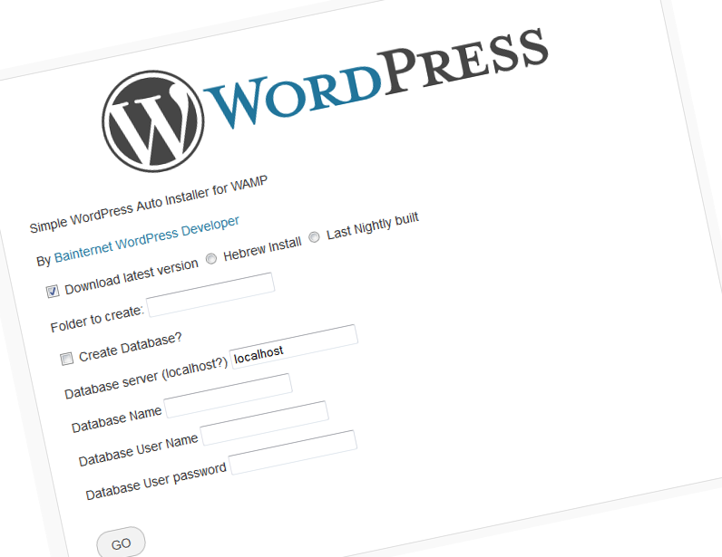 WordPress Auto installer